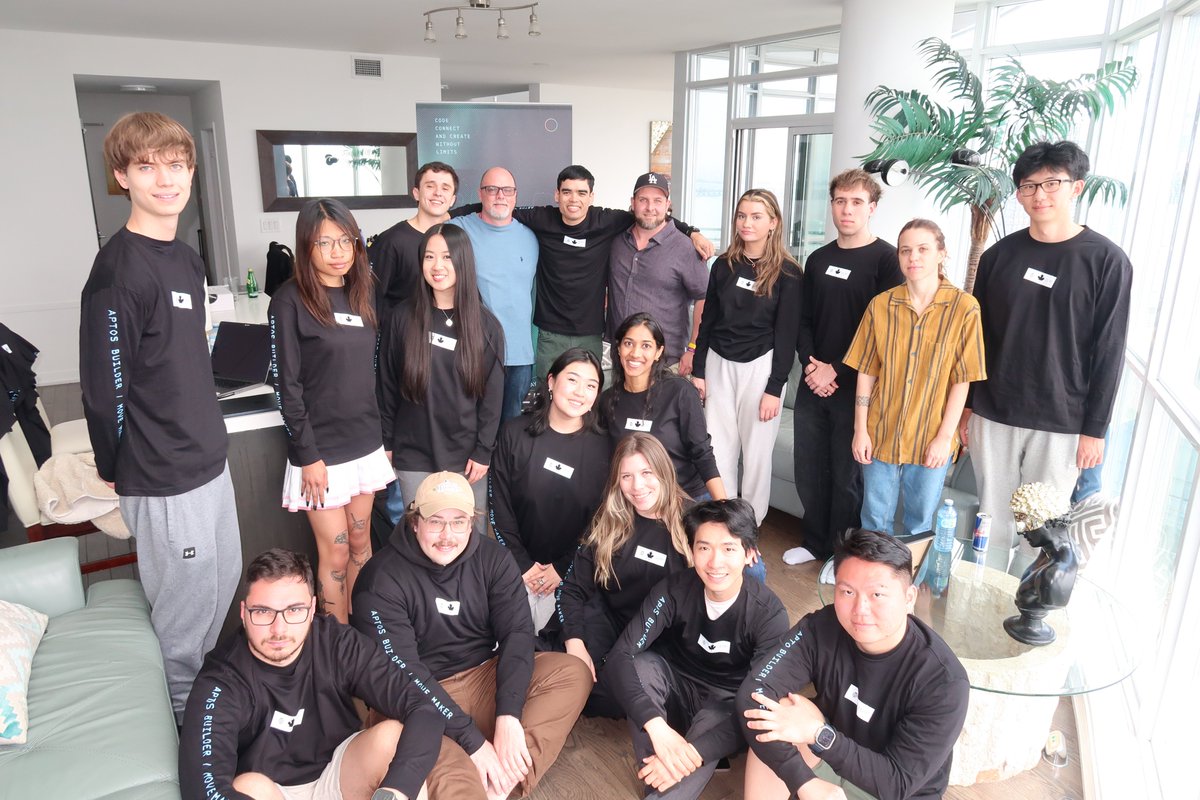Aptos Labs (@aptoslabs) on Twitter photo From pitch labs to workshops, Aptos Labs is proud to support the brilliant builders who went all out for Aptos at the <a href="/easya_app/">EasyA π€³π±</a> #Consensus2025 Hackathon! π₯
Big love to the winners + honorable mentions. Youβve got the vision, weβve got your back πͺπ From pitch labs to workshops, Aptos Labs is proud to support the brilliant builders who went all out for Aptos at the <a href="/easya_app/">EasyA π€³π±</a> #Consensus2025 Hackathon! π₯
Big love to the winners + honorable mentions. Youβve got the vision, weβve got your back πͺπ
