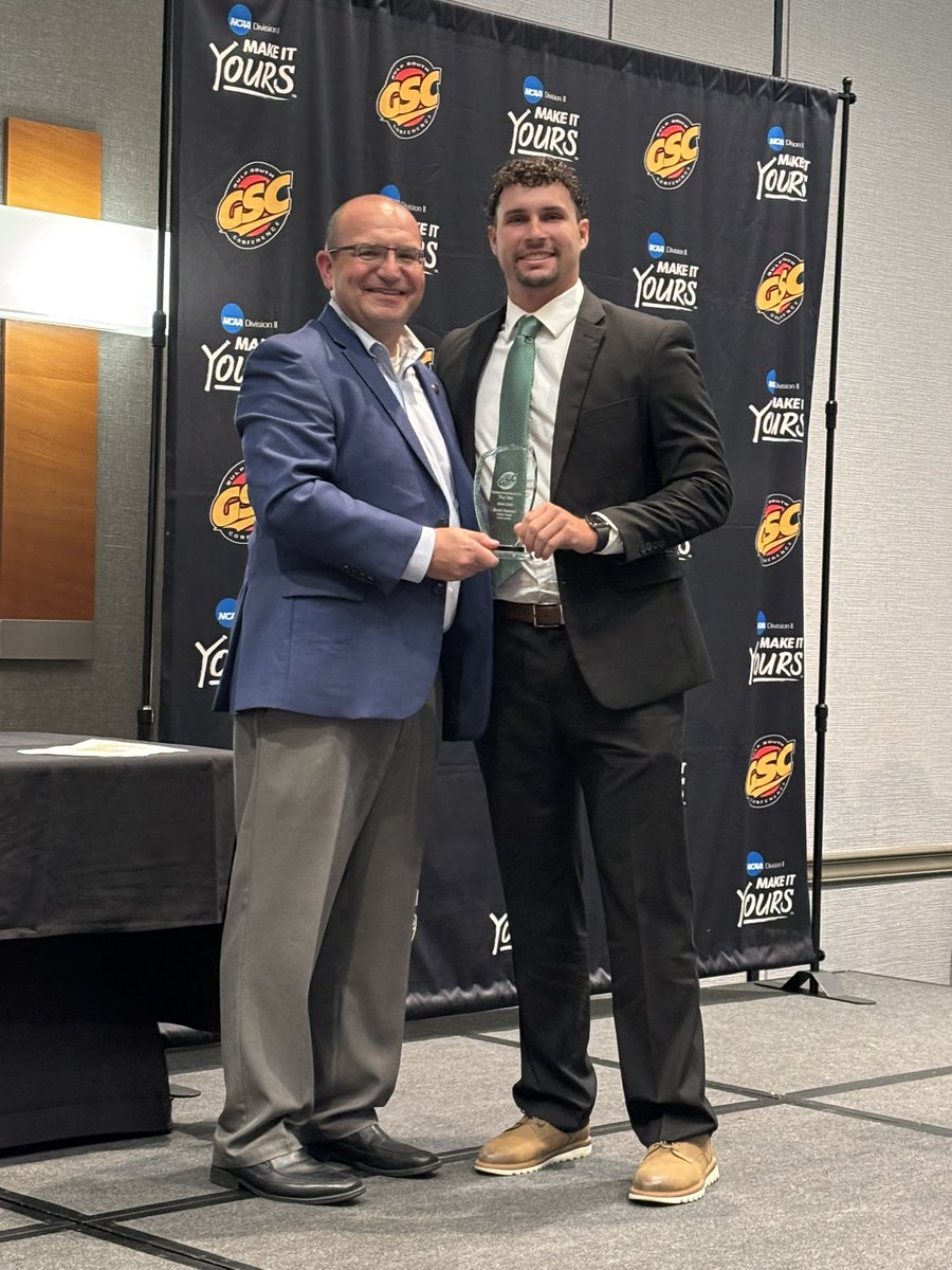 DeltaStateBSB's tweet image. Just a kid growing up in Cleveland dreaming of playing baseball at Delta State being named a @GulfSouth Top 10. @BrettBurrell1 is the hometown kid 👏

#wherechampionsplay