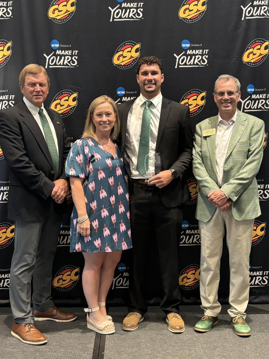 DeltaStateBSB's tweet image. Just a kid growing up in Cleveland dreaming of playing baseball at Delta State being named a @GulfSouth Top 10. @BrettBurrell1 is the hometown kid 👏

#wherechampionsplay