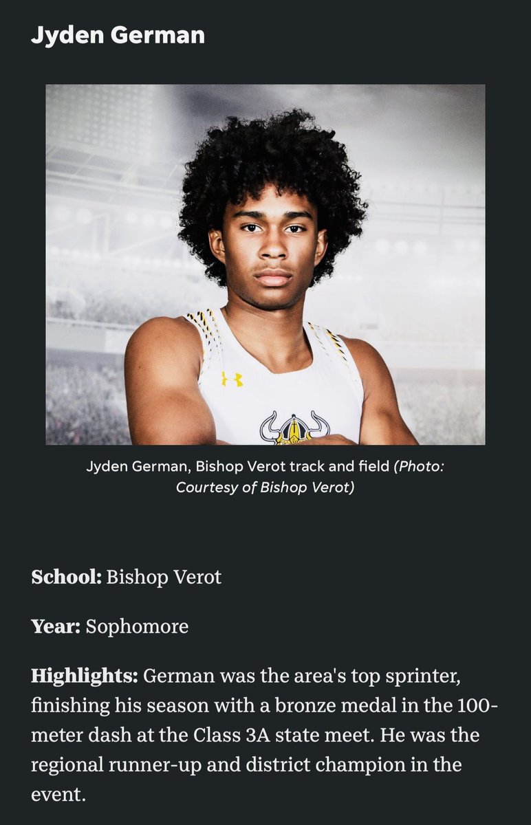 Jammi German (@germanjammi) on Twitter photo Congratulations <a href="/JydenGerman8/">Jyden “Jy” German</a> for making 1st Team All Area Track & Field.. Keep your head down & keep chopping wood 🪵 Congratulations <a href="/JydenGerman8/">Jyden “Jy” German</a> for making 1st Team All Area Track & Field.. Keep your head down & keep chopping wood 🪵
