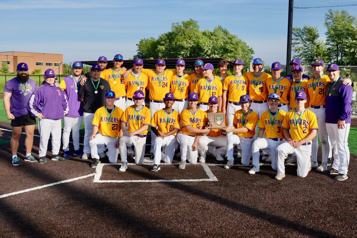 LHS Rangers Baseball (@lkwd_baseball) on Twitter photo 🏆DISTRICT CHAMPS🏆
Lakewood defeats Warren Harding 1-0 to secure the first District Title since 1992
<a href="/LeoSoneson10/">Leo Soneson</a> CGSHO allowing 1 hit with 6 K’s
<a href="/realdrewjones1/">Drew Jones</a> scores the go ahead run on a passed ball in the 6th
Total team effort from the Rangers
#RangerWay 🏆DISTRICT CHAMPS🏆
Lakewood defeats Warren Harding 1-0 to secure the first District Title since 1992
<a href="/LeoSoneson10/">Leo Soneson</a> CGSHO allowing 1 hit with 6 K’s
<a href="/realdrewjones1/">Drew Jones</a> scores the go ahead run on a passed ball in the 6th
Total team effort from the Rangers
#RangerWay