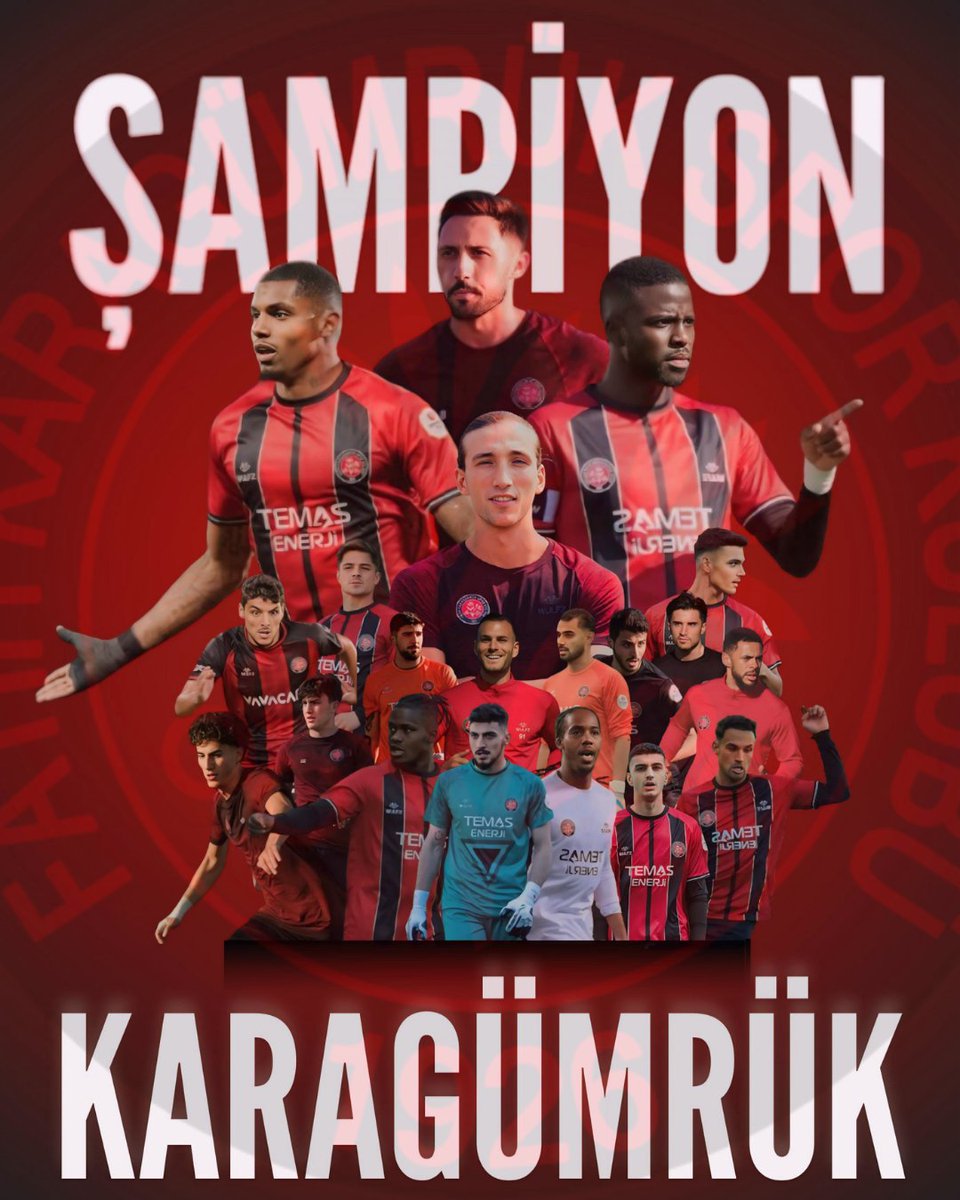 ŞAMPİYON TAKIM TUTMADIK, TUTTUĞUMUZ TAKIMI ŞAMPİYON YAPTIK! 
#ŞampiyonKaragümrük