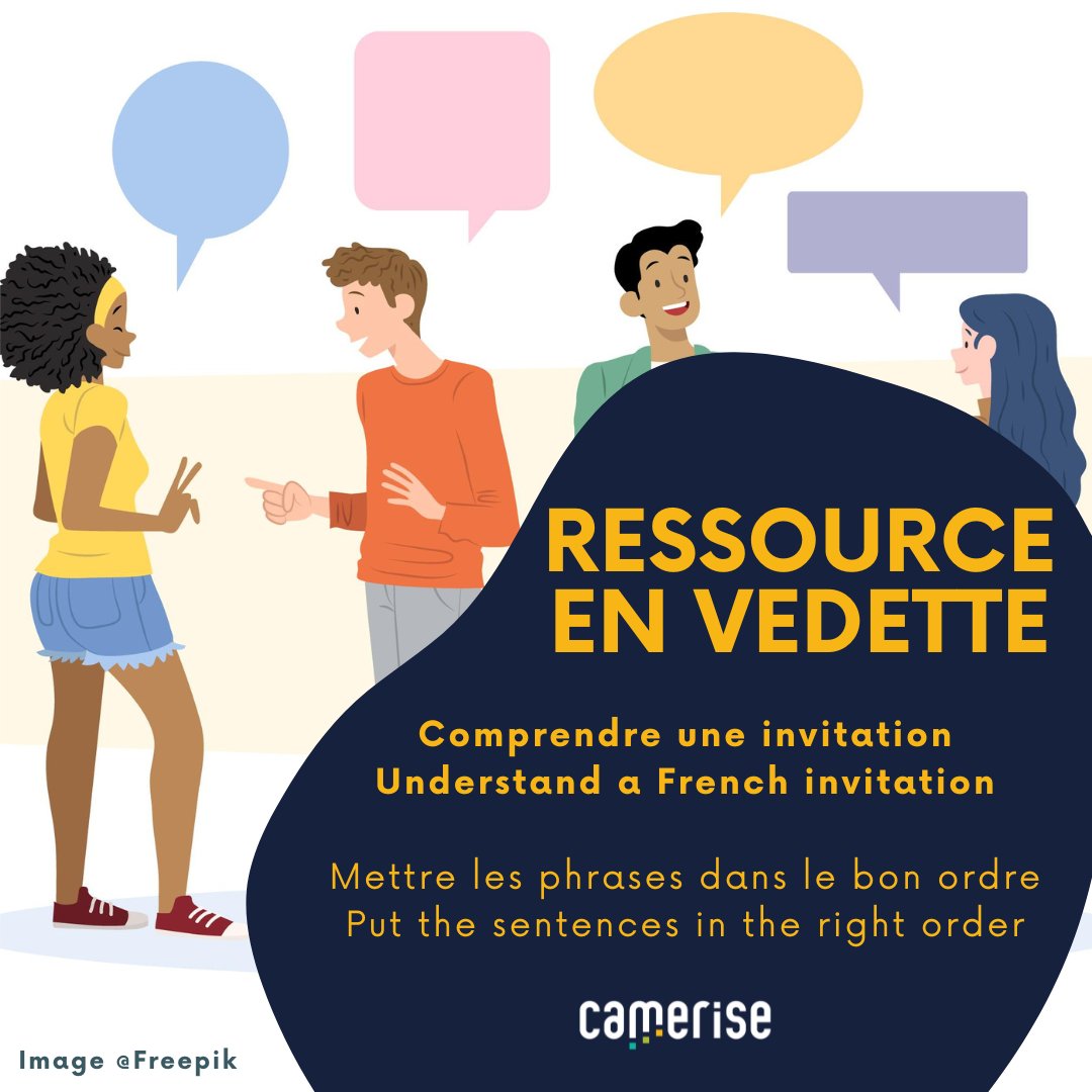Parmi les ressources éducatives #FLS disponibles gratuitement sur #Camerisefslhub, découvrez cet exercice de contextualisation réaliste où il faut remettre les mots dans le bon ordre!
🔗studio.camerisefsl.ca/fr/h5p/238