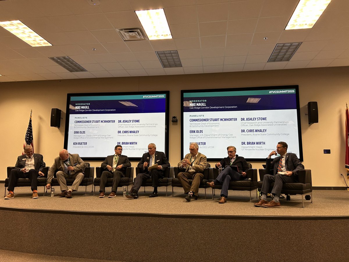 Great day in Oak Ridge today! TN Valley Corridor Summit’s 30th Anniversary! #TVCSUMMIT2025