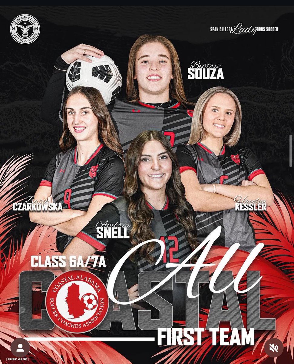 HaydenLKessler's tweet photo. Hard work pays off. That’s a wrap on Junior Year High School Soccer: 

North/South All Star Game
Second Team Super All State
6A All State
All-Coastal First Team
All-County First Team 

#soccer #soccergirls #soccerplayer https://t.co/PHFAkjws7e