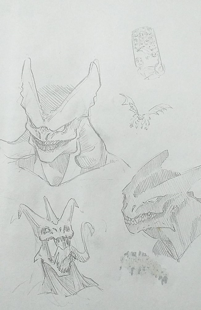 Design of a dragon demon, this is a practice for my manga. I hope you like it! 
#Manga
#DemonDesign
#DragonArt
#ConceptArt
#CharacterDesign
#ArtPractice
#FantasyArt
#MangaArt
#ArtistOnTwitter
#Drawing