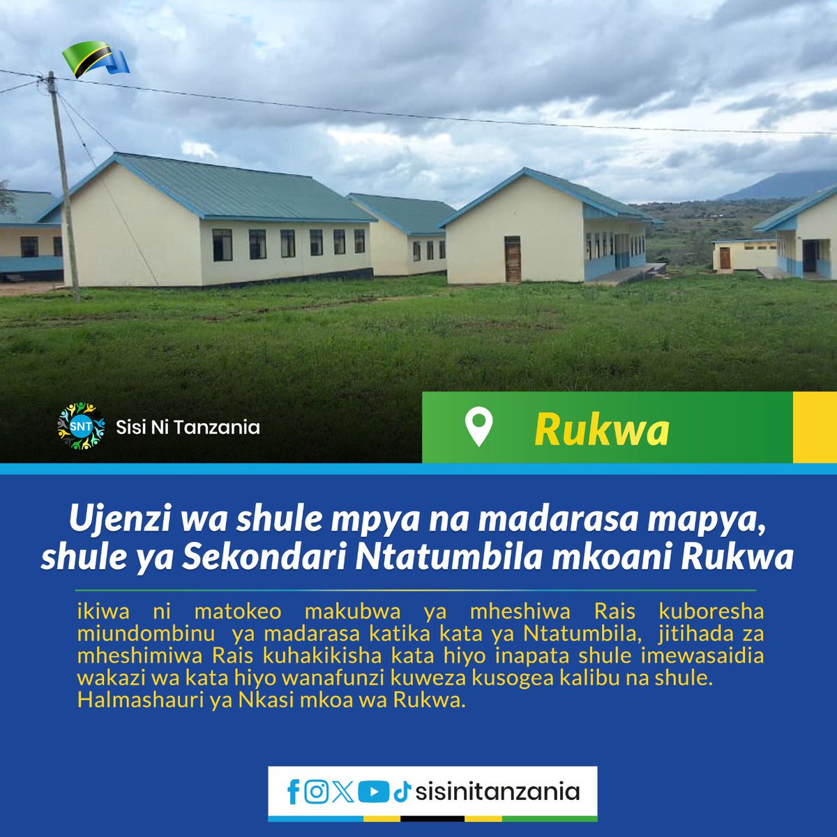 GregorySab84241's tweet photo. Mazingira bora ya kujifunzia yameendelea kuongezwa na kufanyiwa maboresho kwa kiwango kikubwa sana kufanya Wanafunzi kuwa na sehemu bora ya kujinzia #sisinitanzania #mslac #katibanasheria #ssh #matokeochanya #nchiyangukwanza #sisinitanzania #elimu https://t.co/j0K4HAAA4j