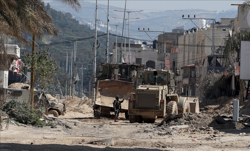 QNAEnglish's tweet image. Israeli Occupation Forces Continue Evacuating, Demolishing Palestinian Homes in Nour Shams Camp in #Tulkarm
#QNA #Palestine 
ow.ly/l6q550W19mP