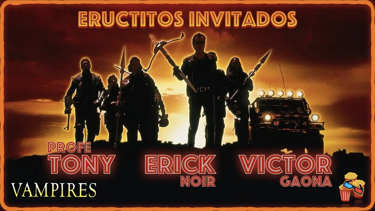 ¡Eructitos! 
Nuevo episodio #eructitosdelcine🍿211- Vampiros de John Carpenter

Hagan paro vayan a #YouTube y Suscríbanse

👉🏼 youtu.be/9EMYK587b24?si…

#cine #cinema #estreno #movies #peliculas #new #recomendaciones #Vampiros #VampiresJohnCarpenter #VampirosJohnCarpenter