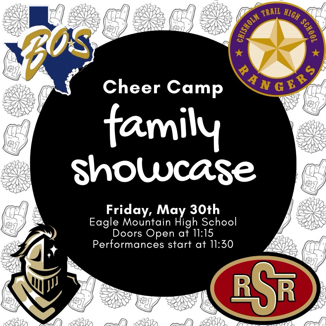 RicklanHolmes's tweet photo. Come support Cheer Friday, May 30th
π£π‘πͺππ
#RangersRide #StayPurple
#F4 #TTP #PTT #NRE #CTvsCT
@ChisholmTrailHS @emsisdathletics https://t.co/ehMAktMlnJ