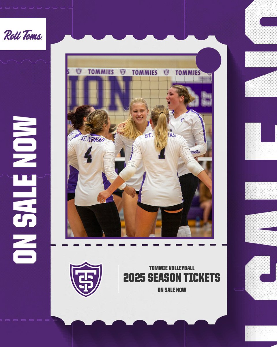 Tommievball's tweet image. We can't wait to see you all in Schoenecker in the fall!
Save your seats to experience ALL the Tommie Volleyball action
๐๏ธ bit.ly/45fM4Is
#RollToms