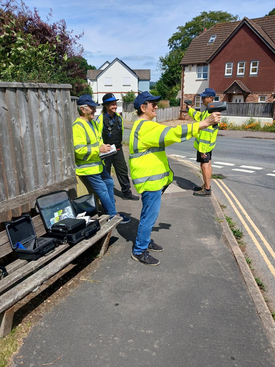 Attended Newton Poppleford Community speed watch today
Pcso Starkey