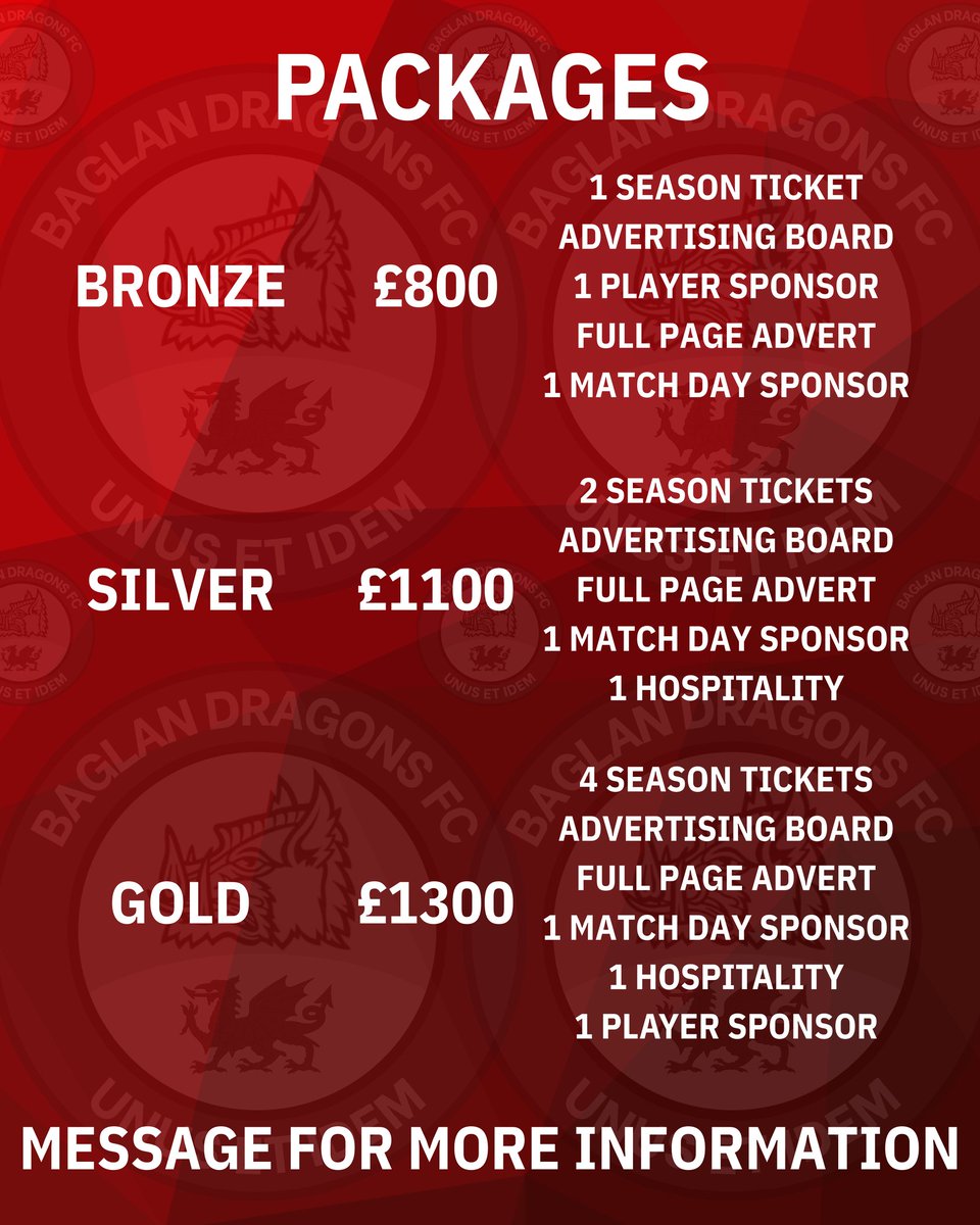 We also offer the following commercial packages