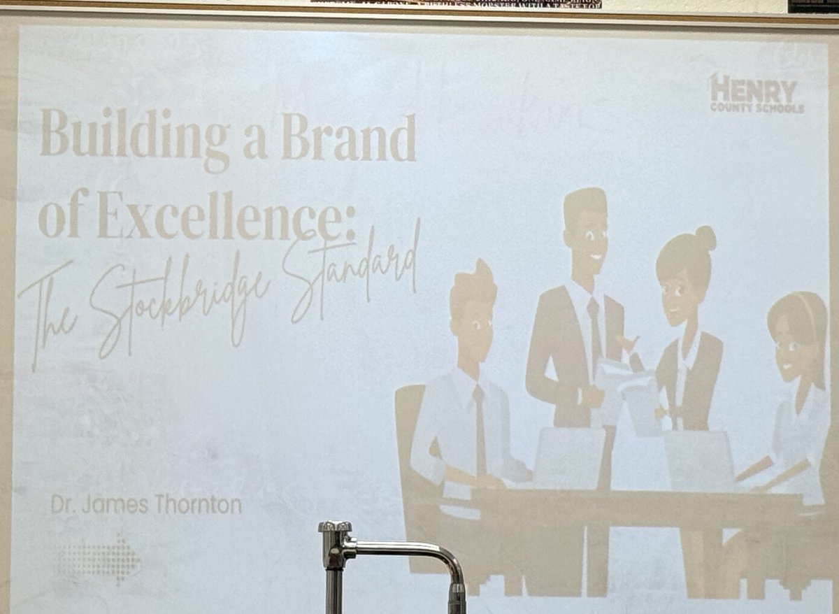 ENunnallyEdu's tweet image. Attended an excellent presentation on school brand creation, building, &amp;amp; sustenance via my big bro @DrJamesT! Excited to take this info back to our leadership team! @SHS_HCS @TheMTSSLady @DrBEducates @ConethanDawana #TheStockbridgeStandard #AccelerateLearning #SLC2025