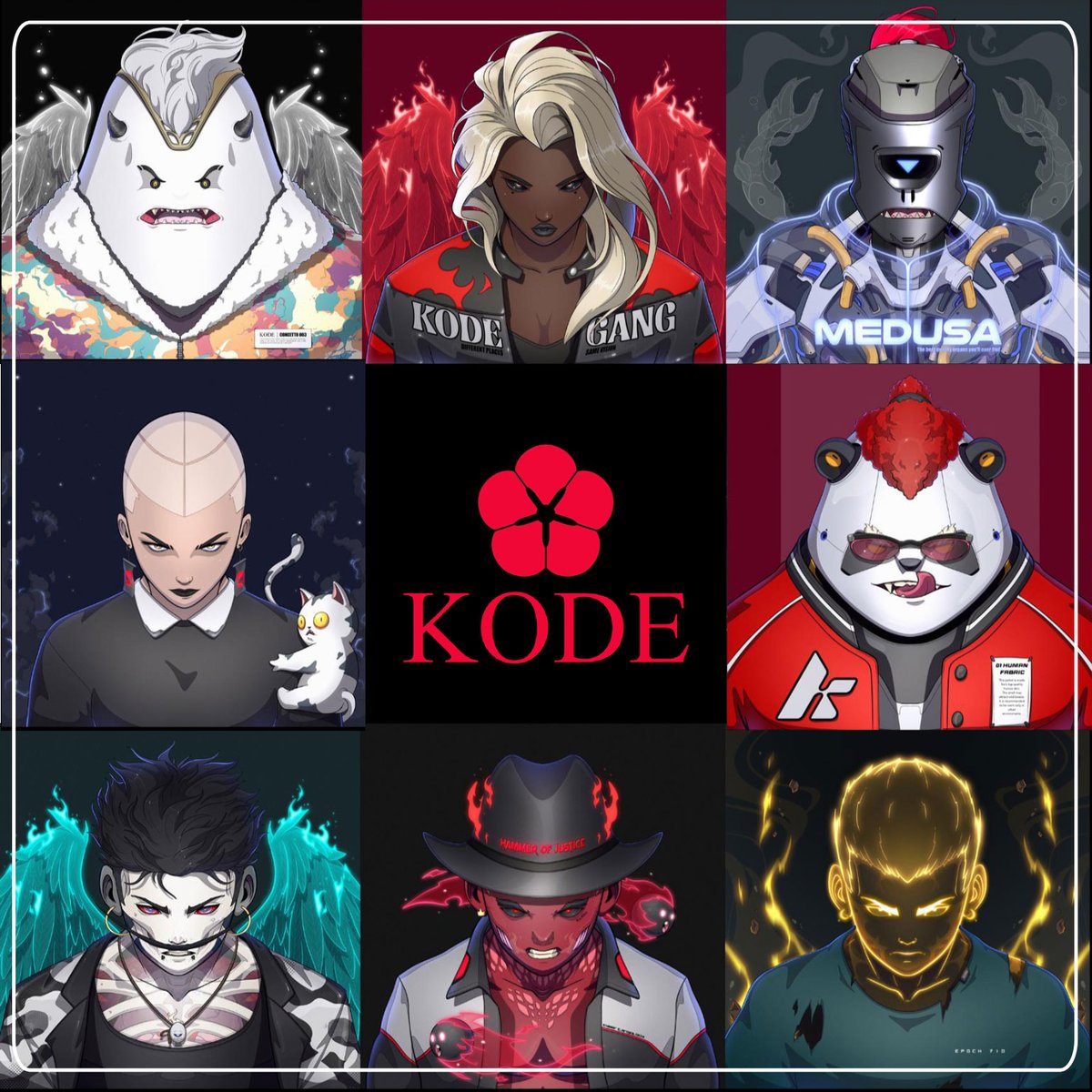 "Live by a Kode, not a trend" <a href="/KodeHouse/">Kode</a>

Risk Free?: YES 👀
Supply, Price, Date: TBA
Network: <a href="/solana/">Solana</a>

Building the premium lifestyle brand of Web3 with real-world luxury experiences. 

Anyone else LOVING the art work here?? 

As 50%+ of the mindshare currently focuses around