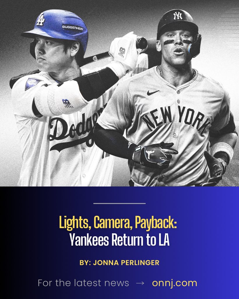 🎬 The Yankees return to LA for the first time since the 2024 World Series—and this time, they’ve got the better record, the hotter bats, and unfinished business.

✅ 5-game win streak
🥷7-series win streak
 ⚾️ Best run diff in MLB (+113)
 💪 Rotation dealing league-best 2.15 ERA