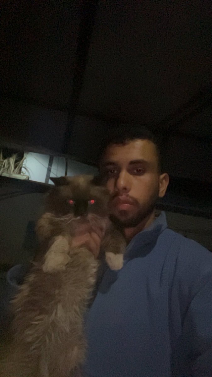 Mo7mmd30's tweet photo. Since the beginning of the day, neither my cat Leo nor I have eaten anything. https://t.co/K0dVJ6Hyr2