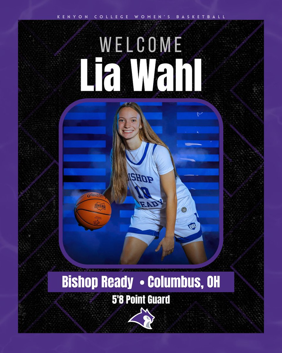 Lia Wahl from Columbus, OH is next up on our introductions! 🦉

We are so excited for <a href="/liaaawahl/">Lia Wahl</a> to join us this fall 💜

#KCWB #GoOwls