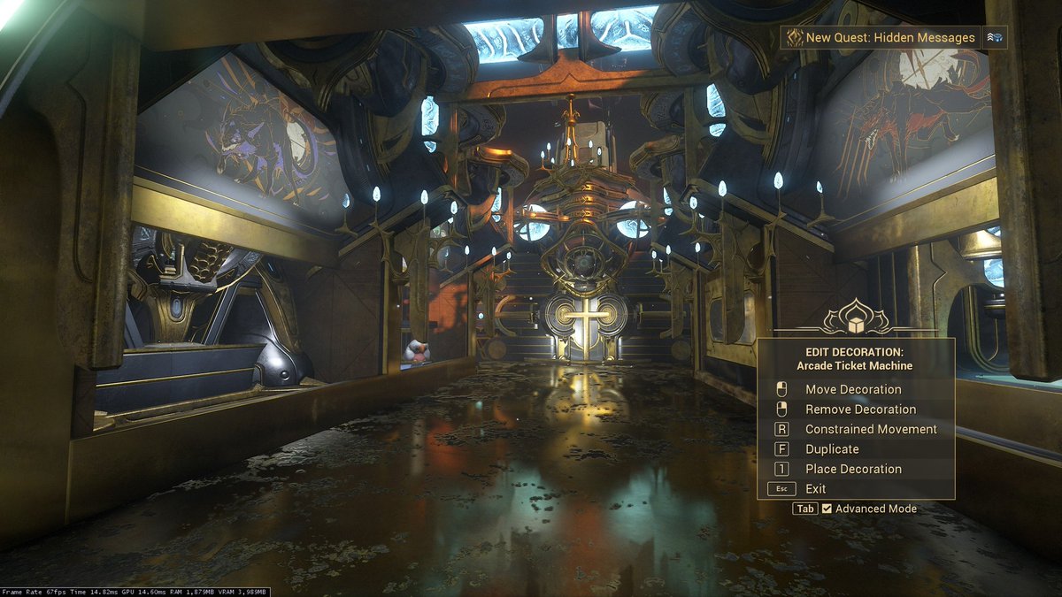 netcrow98's tweet photo. Orbiter decor update. Cleared the whole thing and rebuilt it from scratch. I still have the landing area and personal hq to decorate and this time I might challenge myself to decorate the helminth room too. https://t.co/NDZHjDkQtZ