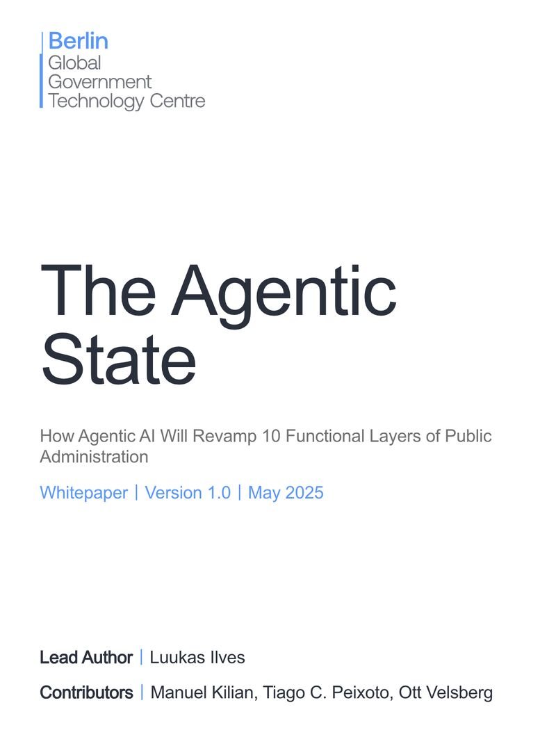 Carlos Santiso (@carlos_santiso) on Twitter photo Will #agentic #AI transform government and simplify bureaucracies? Great insights and foresight by <a href="/luukasilves/">Luukas Ilves</a> with <a href="/participatory/">Tiago C. Peixoto</a> <a href="/OttVelsberg/">Ott Velsberg</a> in <a href="/wef/">World Economic Forum</a>
globalgovtechcentre.org/about-whitepap… Will #agentic #AI transform government and simplify bureaucracies? Great insights and foresight by <a href="/luukasilves/">Luukas Ilves</a> with <a href="/participatory/">Tiago C. Peixoto</a> <a href="/OttVelsberg/">Ott Velsberg</a> in <a href="/wef/">World Economic Forum</a>
globalgovtechcentre.org/about-whitepap…