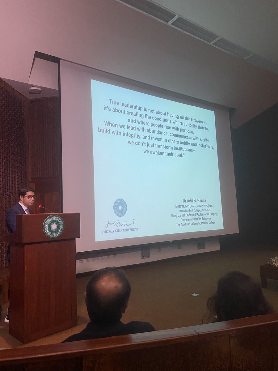 Abdullah Ahmed (@abd_ahmed2001) on Twitter photo Being a med student at AKU during Dean <a href="/AdilHaiderMD/">Adil Haider</a>ās tenure was a gift. He didnāt just lead- he inspired us, believed in us and empowered us. He taught us to lead and showed us what an alumnus/a of <a href="/AKUGlobal/">Aga Khan University</a> can achieve and more. #Festschrift Being a med student at AKU during Dean <a href="/AdilHaiderMD/">Adil Haider</a>ās tenure was a gift. He didnāt just lead- he inspired us, believed in us and empowered us. He taught us to lead and showed us what an alumnus/a of <a href="/AKUGlobal/">Aga Khan University</a> can achieve and more. #Festschrift