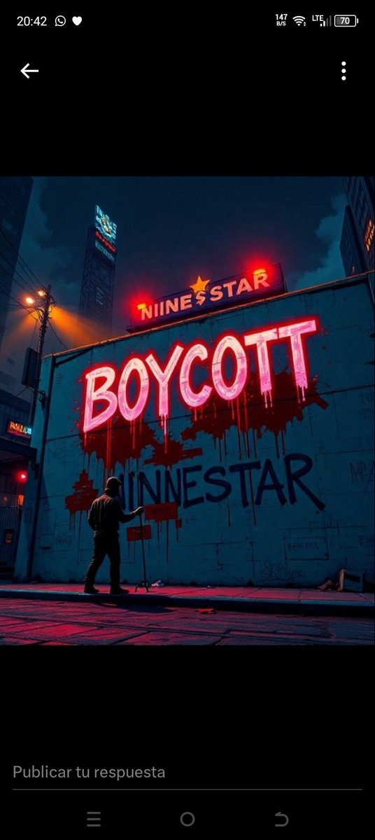 IngridMart93997's tweet image. Cuando la injusticia prevalece la rebelión se vuelve una necesidad aquel se sienta por encima de todo debe saber cómo llego y quien te llevo y eso lleva a una gran obligación tienes que rendir cuentas te estamos esperando 
NINESTAR FINAL SEASON 
#standAgainst NINESTAR