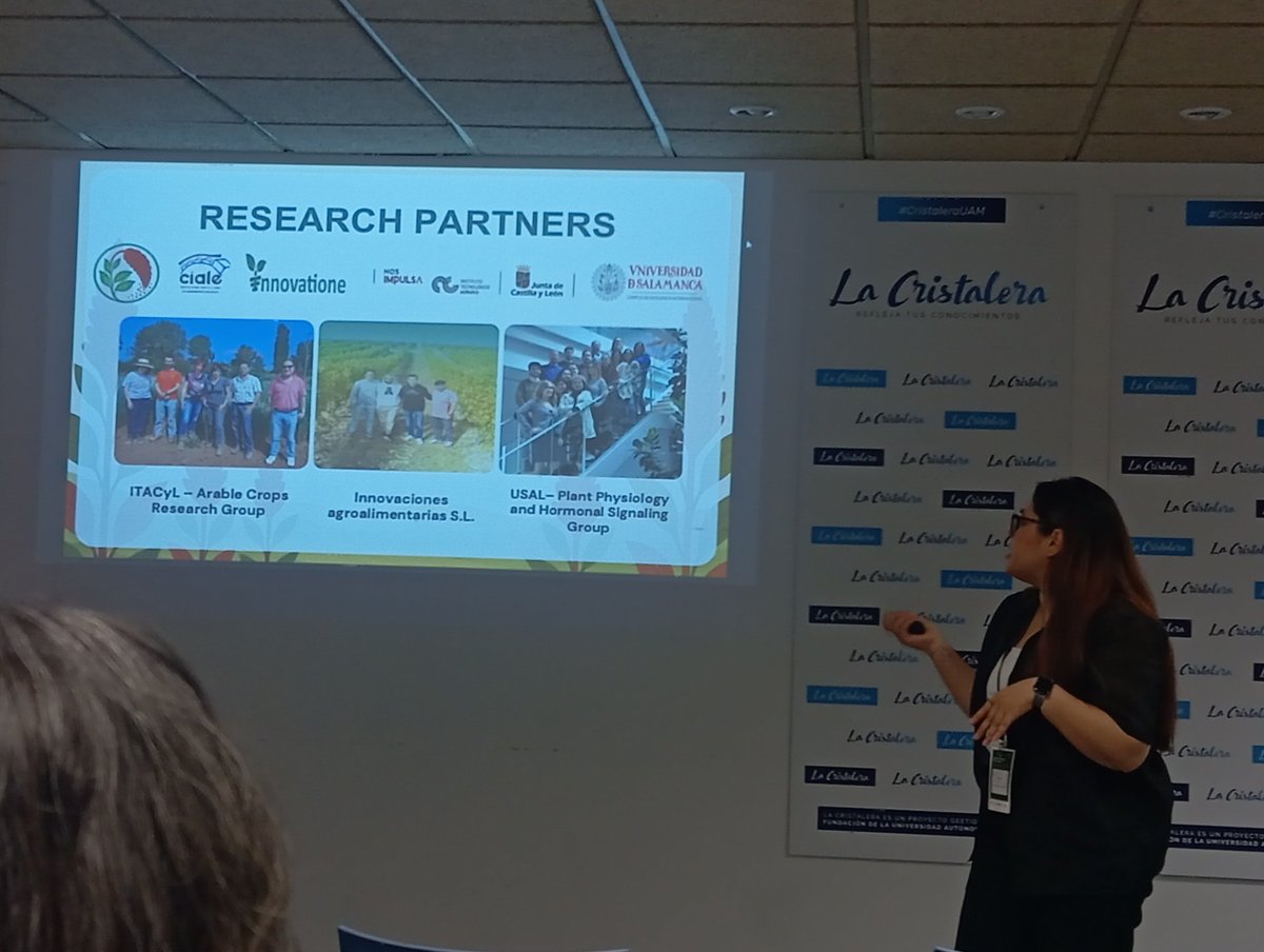 Cultivos Emergentes (@nutricropspain) on Twitter photo Última ponencia del #EICS2025 🌱🌱!!!
👉 Sandra Macias, doctoranda de <a href="/foodinnovatione/">Innovatione</a> , <a href="/ITACYL/">Innovación agroalimentaria - JCyL</a> , <a href="/usal/">Universidad de Salamanca</a>, presentando su trabajo sobre el #amaranto.
<a href="/CEBAS_CSIC/">CEBAS-CSIC</a> <a href="/CICYTEX/">CICYTEX</a> <a href="/IAS_CSIC/">IAS-CSIC</a> <a href="/iata_csic/">IATA CSIC</a> <a href="/PROCEREALtech/">PROCEREALtech</a> <a href="/ibis_sevilla/">IBiS</a> <a href="/ValAnSe_food/">VALANSE Food</a> <a href="/irtacat/">IRTA</a> <a href="/UMU/">Universidad Murcia</a> <a href="/institutograsa/">Instituto de la Grasa-CSIC</a> <a href="/UAM_Madrid/">UAM Autónoma Madrid</a> Última ponencia del #EICS2025 🌱🌱!!!
👉 Sandra Macias, doctoranda de <a href="/foodinnovatione/">Innovatione</a> , <a href="/ITACYL/">Innovación agroalimentaria - JCyL</a> , <a href="/usal/">Universidad de Salamanca</a>, presentando su trabajo sobre el #amaranto.
<a href="/CEBAS_CSIC/">CEBAS-CSIC</a> <a href="/CICYTEX/">CICYTEX</a> <a href="/IAS_CSIC/">IAS-CSIC</a> <a href="/iata_csic/">IATA CSIC</a> <a href="/PROCEREALtech/">PROCEREALtech</a> <a href="/ibis_sevilla/">IBiS</a> <a href="/ValAnSe_food/">VALANSE Food</a> <a href="/irtacat/">IRTA</a> <a href="/UMU/">Universidad Murcia</a> <a href="/institutograsa/">Instituto de la Grasa-CSIC</a> <a href="/UAM_Madrid/">UAM Autónoma Madrid</a>