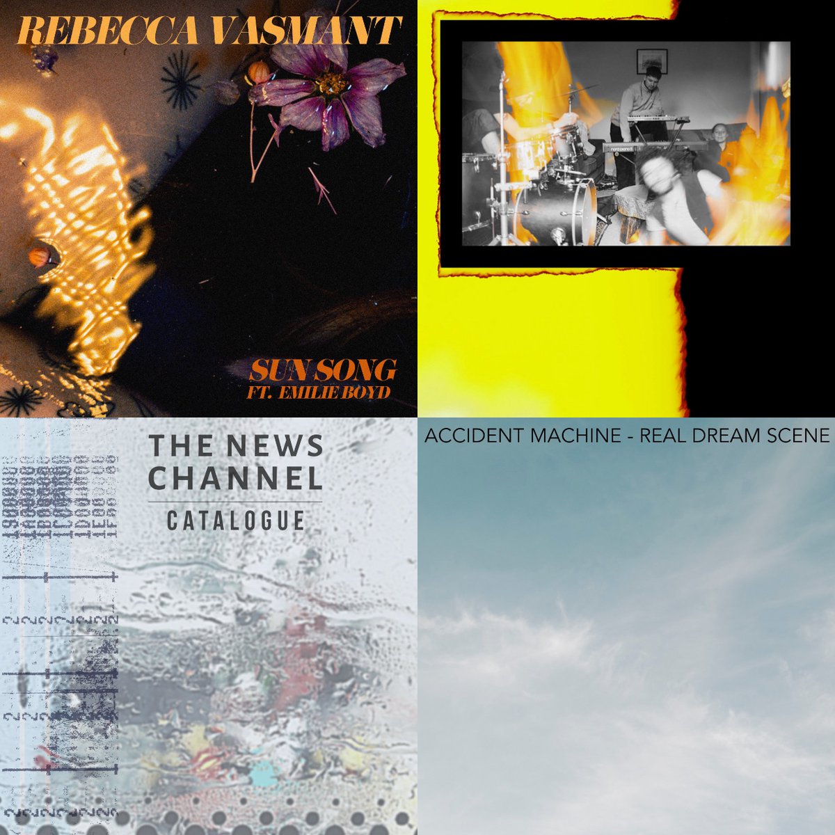New tracks added to our Best New Scottish Music Playlist featuring:

<a href="/RebeccaVasmant/">Rebecca Vasmant</a> - Sun Song [ft. Emilie Boyd] <a href="/womenin_jazz/">Women in Jazz</a> x <a href="/soil_new/">New Soil</a>
Azamiah - Two Lands
Accident Machine - Real Dream Scene <a href="/edinburghpalms/">Paradise Palms</a>
The News Channel - Minus 4.1 [Astrodice]

open.spotify.com/playlist/5vorH…