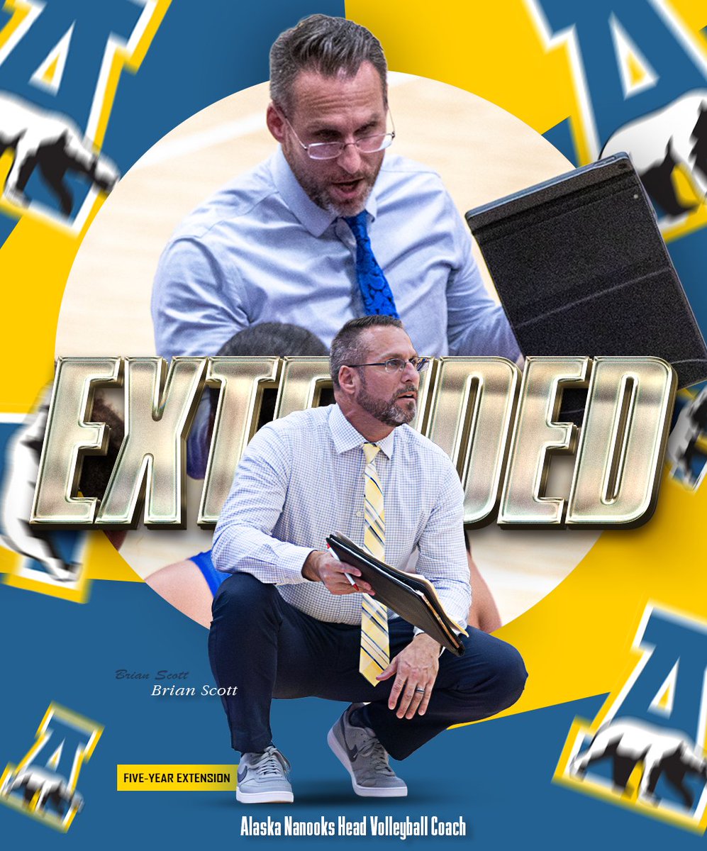 𝙁𝙄𝙑𝙀-𝙔𝙀𝘼𝙍 𝙀𝙓𝙏𝙀𝙉𝙎𝙄𝙊𝙉✍️

Head coach Brian Scott has inked a five-year extension to remain the head coach of the Nanooks volleyball program! Read more below ⬇️

🔗 &gt;&gt; bit.ly/4jAIIpa

#NanookNation x #GNACVB