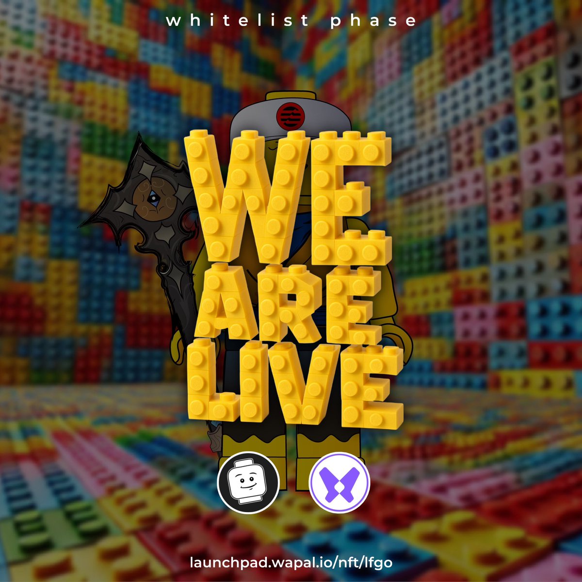 Builders assemble… WE ARE LIVE!👷🧱🌐

The moment we all have been waiting for has officially begun!

Next 24hrs will be dedicated to the Whitelisting Phase!

Happy minting <a href="/Aptos/">Aptos</a>!

LFGO! <a href="/wapal_official/">Wapal</a> 

#Aptos #NFTs 

⬇️