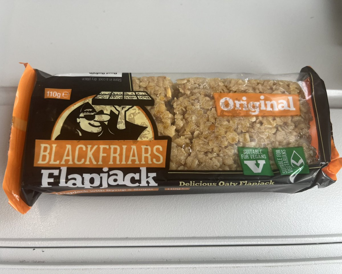 Do Welsh businesses not make flapjacks <a href="/tfwrail/">Trafnidiaeth Cymru Trenau Transport for Wales Rail</a> ?! What you’re selling is from Leicester

Look into the businesses at the #walesfoodanddrinkawards 

<a href="/blasarfwyd/">Blas ar Fwyd</a> &amp; <a href="/siwgrasbeis/">Siwgr A Sbeis</a> were there, and both make FANTASTIC flapjacks 

You should sell Welsh food at every opportunity