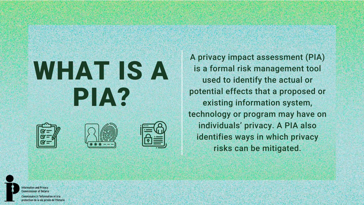 Thinking about adopting new tech in your workplace? Whether it’s cameras, apps, or data systems, a Privacy Impact Assessment (PIA) can help you understand the risks before you roll it out.

Learn more: ow.ly/3LxP50VYMNB