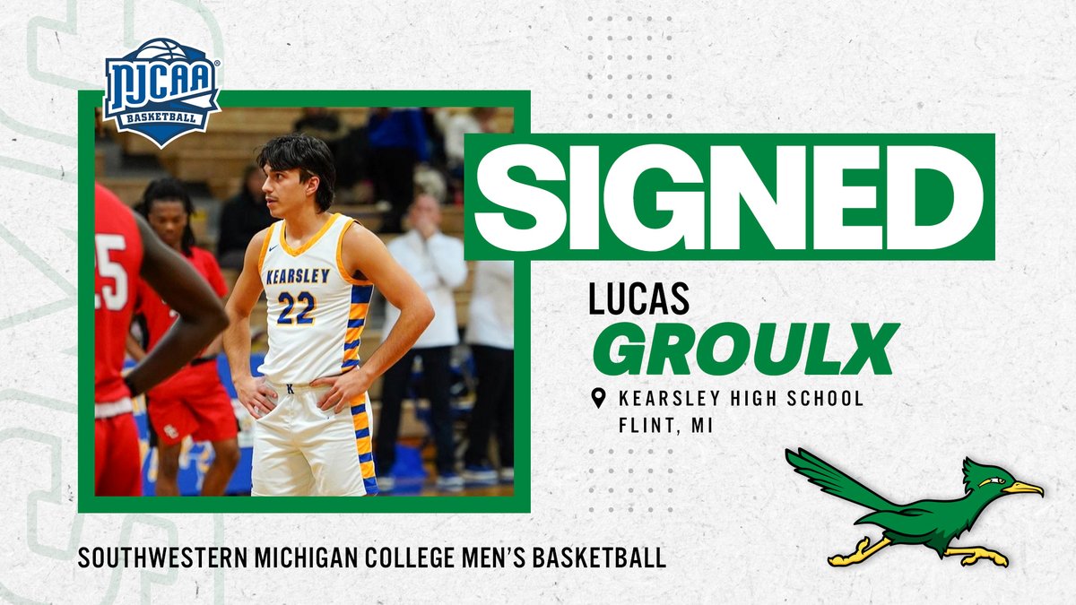 CONGRATS and WELCOME to Lucas Groulx of <a href="/KearsleyAD/">Kearsley Athletics</a>  in Flint as he joins the SMC Basketball family!

Excited to have him as a Roadrunner!

 #BeUs #FastAndFierce #RunAsOne
