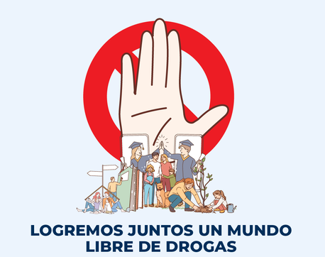 MunizPlanas's tweet photo. Súmate a los esfuerzos para combatir las drogas. Juntos podemos contribuir a una sociedad en que las personas puedan llevar una vida saludable y plena.
#ContraLasDrogasSeGana https://t.co/FRmCZdE7ri