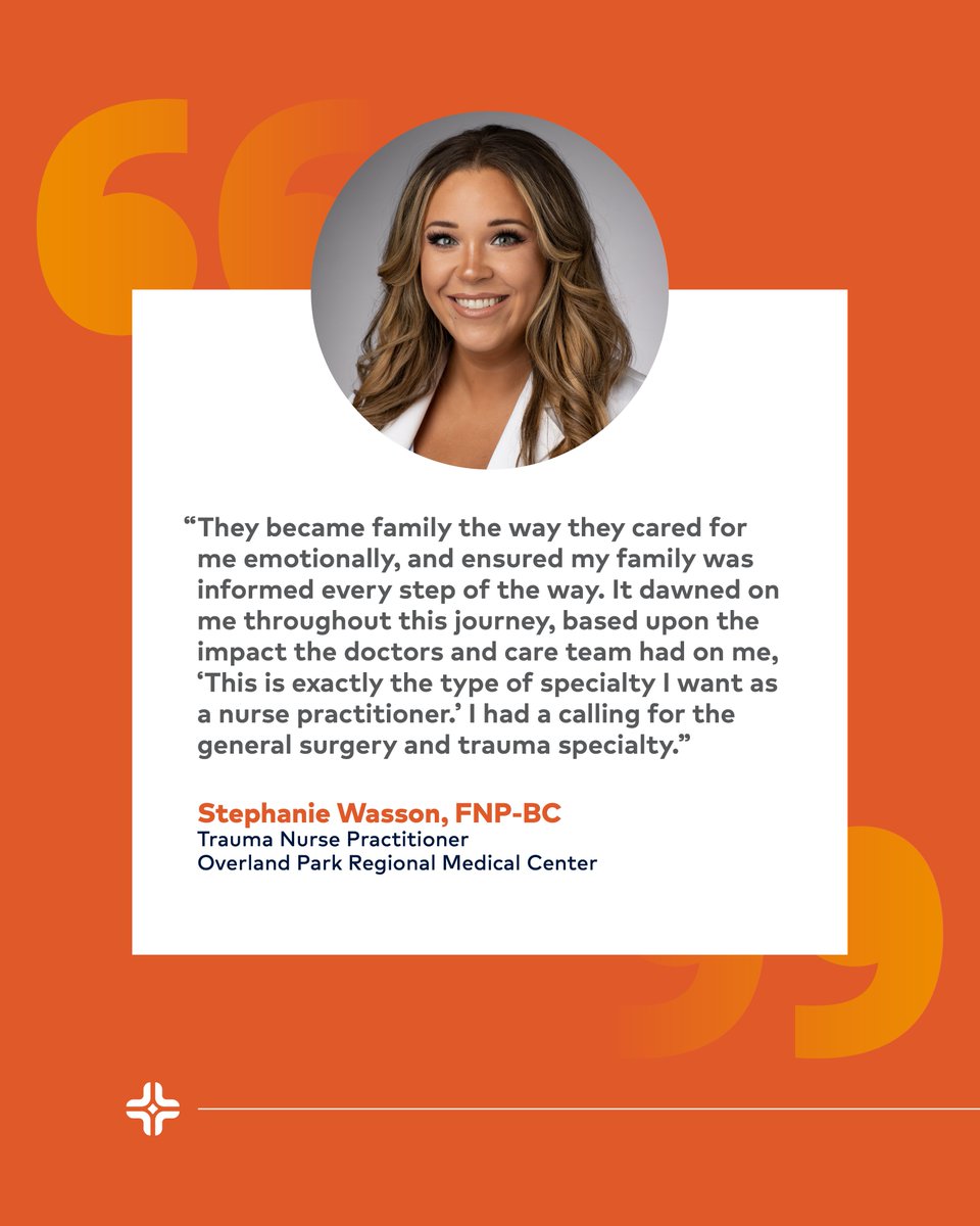 HCA Healthcare (@hcahealthcare) on Twitter photo As we round out #TraumaAwarenessMonth and #NationalNursesMonth, we’re sharing the story of <a href="/HCAMidwest/">HCA Midwest Health</a> family nurse practitioner Stephanie Wasson. Learn about her calling to care and her inspiring journey from trauma patient to trauma caregiver: bit.ly/3Z38afk. As we round out #TraumaAwarenessMonth and #NationalNursesMonth, we’re sharing the story of <a href="/HCAMidwest/">HCA Midwest Health</a> family nurse practitioner Stephanie Wasson. Learn about her calling to care and her inspiring journey from trauma patient to trauma caregiver: bit.ly/3Z38afk.