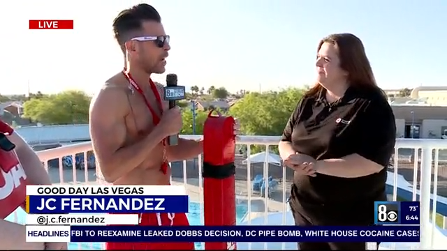 A big thank you to <a href="/8NewsNow/">8 News Now</a> and <a href="/jctheproducer/">JC Fernandez</a> for teaming up with our Southern Nevada Chapter Executive Director Rachel Flanigan to promote swimming safety! 🌊

Shoutout to <a href="/CNLV/">City of North Las Vegas</a> for hosting and for having such amazing Red Cross-trained lifeguards keeping everyone safe at their