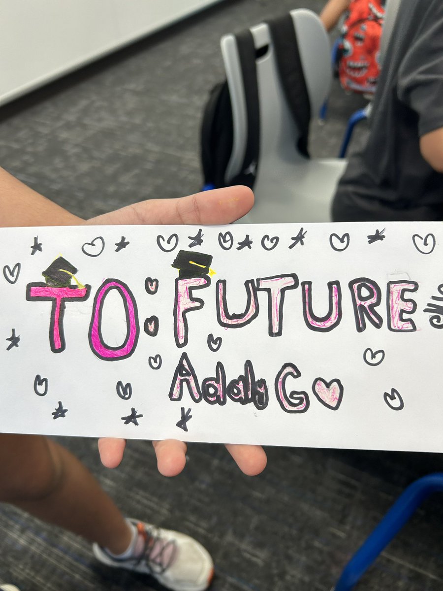 DelisaReyna's tweet photo. It’s the last day of school!🍎Today, we took a moment to write letters to our future selves. What an exciting way to reflect on our growth and dreams!✨#HumbleISD_CE https://t.co/LJ4NFqT26u