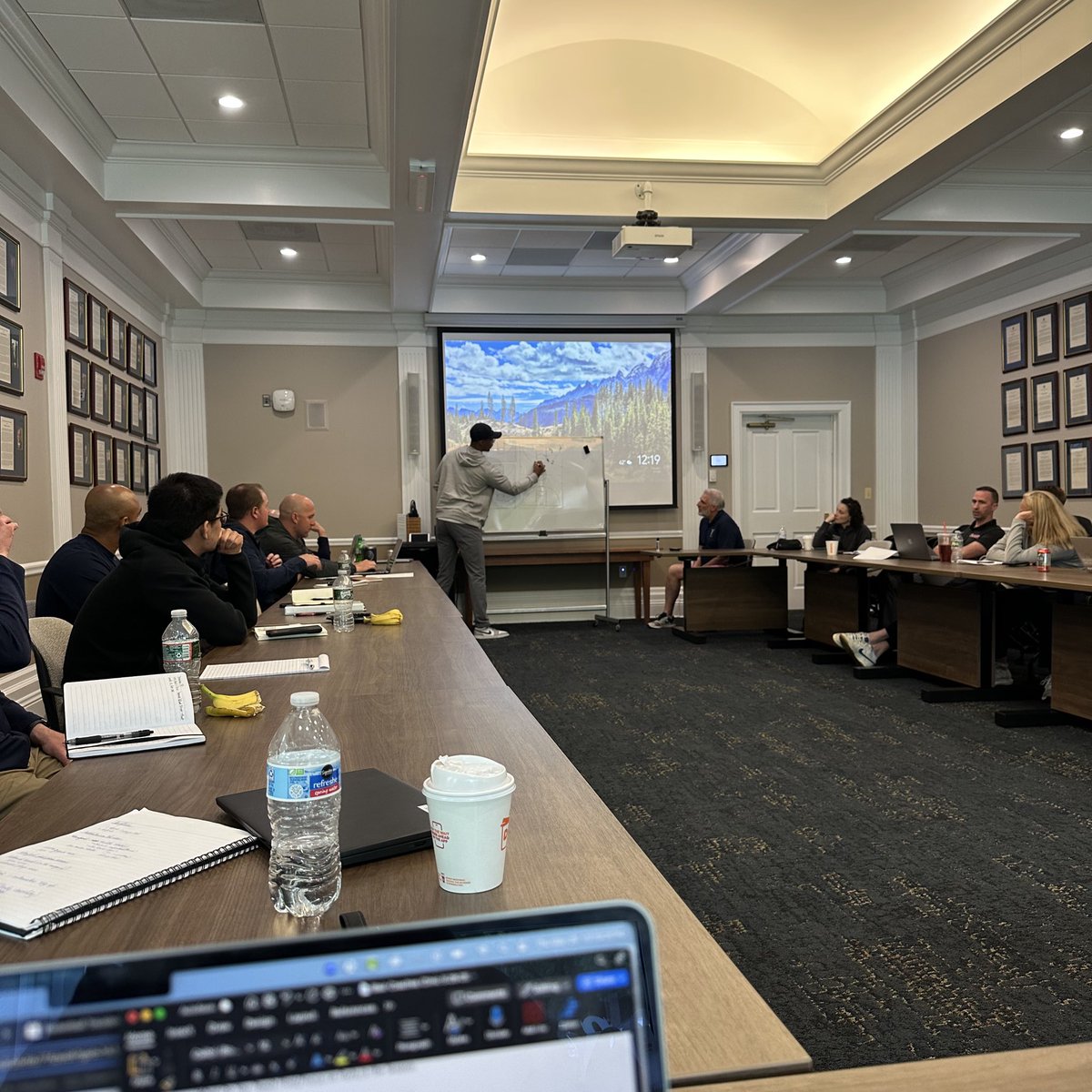 Matt Elkin (@coachelkin) on Twitter photo Thanks to <a href="/CoachMantegna/">Coach Joe Mantegna</a> & his staff for hosting an incredible coaches roundtable today at Blair. 🧠📝 Thanks to <a href="/CoachMantegna/">Coach Joe Mantegna</a> & his staff for hosting an incredible coaches roundtable today at Blair. 🧠📝
