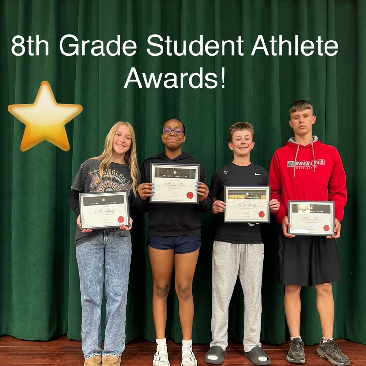 🎉 It’s a GREAT day to be a Malvern Hornet! 

👏 Congratulations to all our Malvern Middle School Sportsmanship, Student-Athlete, and OHSAA Archie Griffin Award Winners!
Your hard work, leadership, and dedication both on and off the field truly shine. Go Hornets!