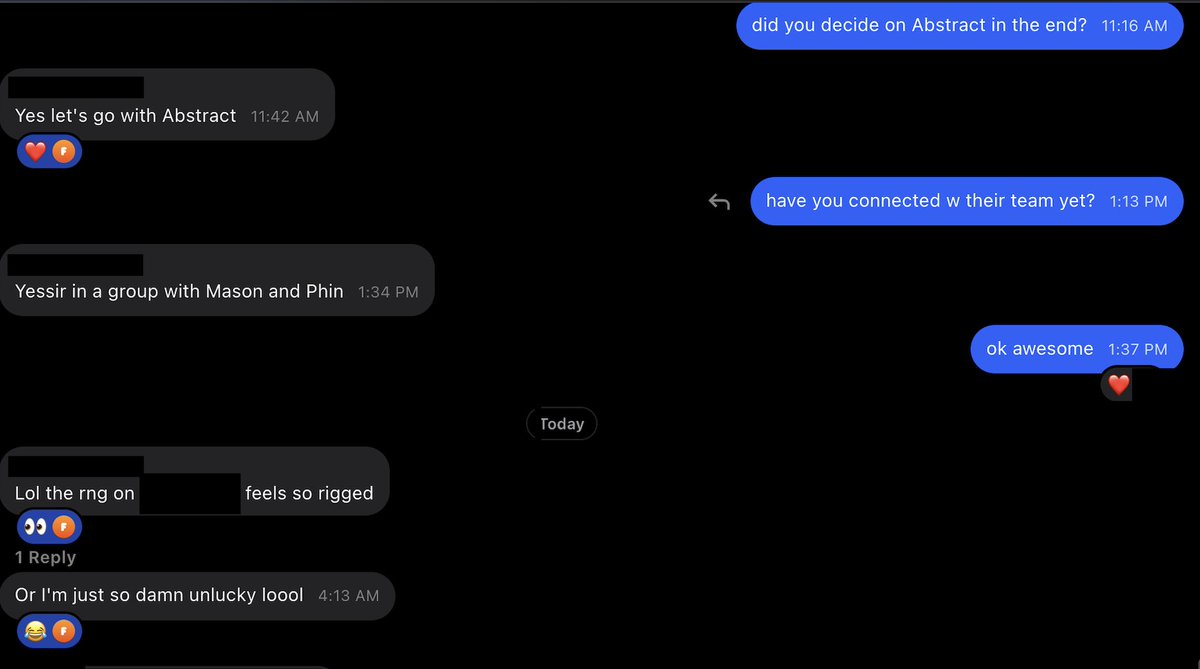 Builders - This is what your users are saying about you behind your back.

Wouldn't it be easier if they knew they had verifiably, provably terrible luck? That they were just low-t losers on their own?

Why let them wonder if you were rugging them?

<a href="/ProofOfPlay/">Proof of Play</a> can help.