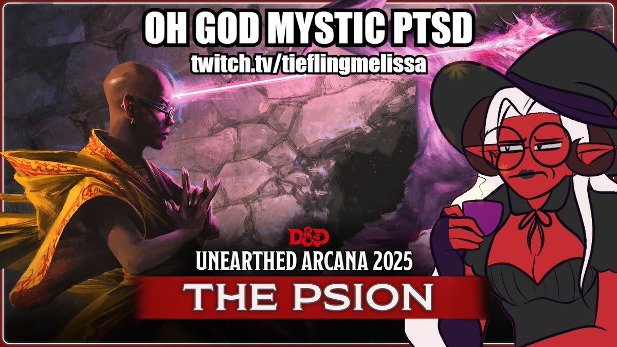 POSSIBLE 14TH CLASS FOR D&amp;D - THE PSION 🤯 Playtest review &amp; dissection starts now ✨

...Does anyone remember the TWENTY SEVEN PAGE Mystic PDF from 2017? Pepperidge Farm remembers-