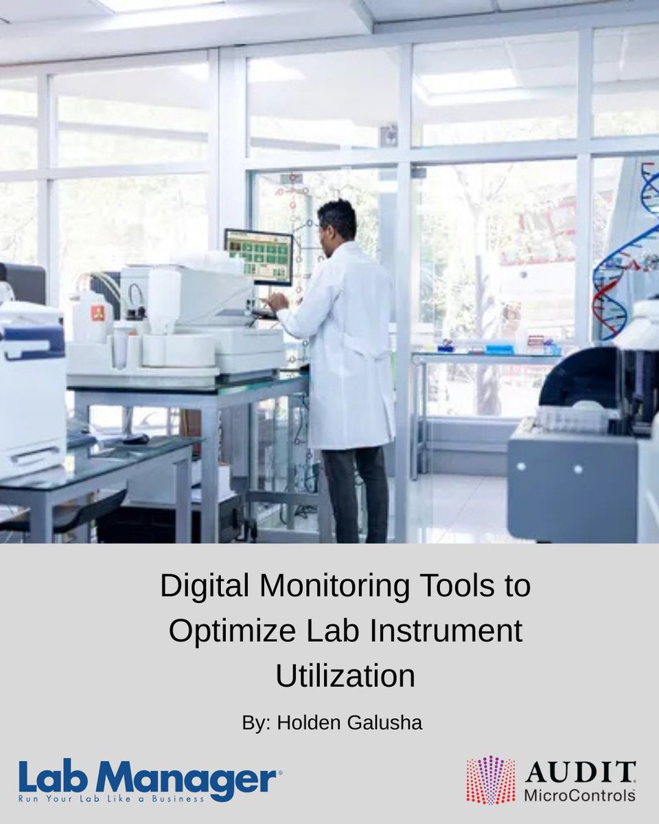 What are your instruments telling you? This Lab Manager article breaks down smart ways to track usage, reduce downtime, and make data-driven decisions.

Helpful insights for anyone managing lab equipment: labmanager.com/digital-monito…