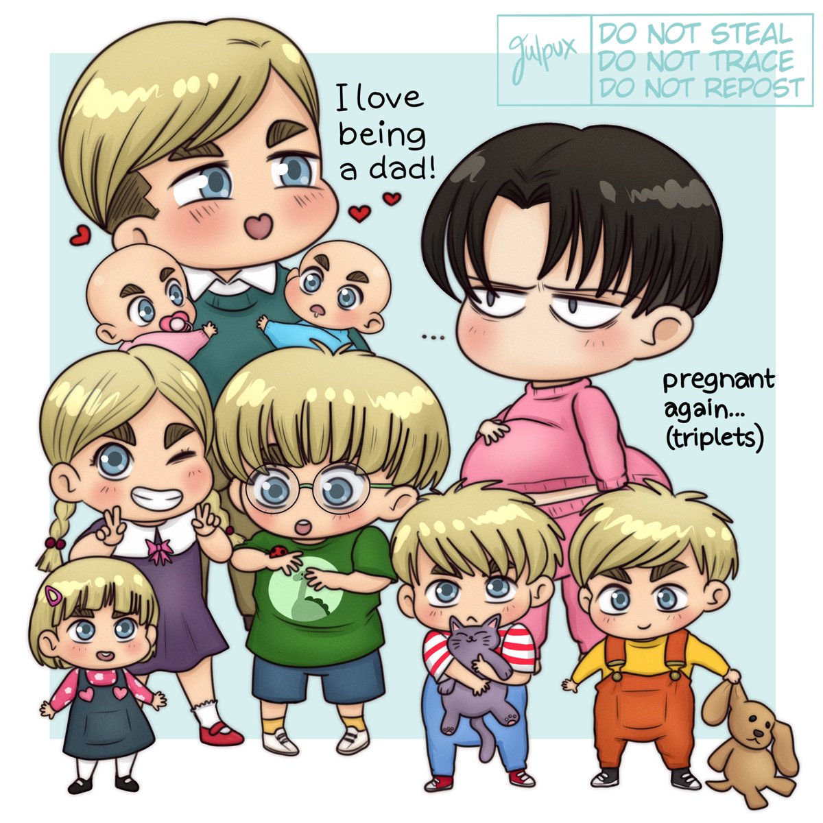 c0mm!ssion for the lovely <a href="/Lilineruri/">💜💚 Liline 💚💜</a> ~ please keep levi in your prayers 

#eruri
