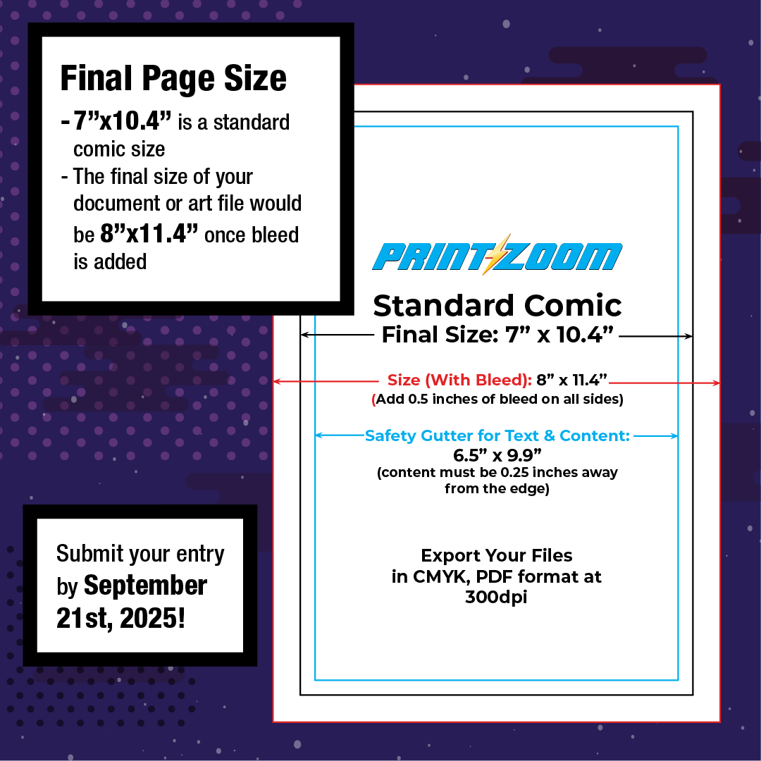 iFdesignstudios's tweet image. 📐 Make Your Comic Print-Ready! 📐 

Check out our formatting guide to avoid last-minute fixes! &amp;amp; Download our print template at Neversee.me/Visual-Storyte… 

#VisualStorytellerContest