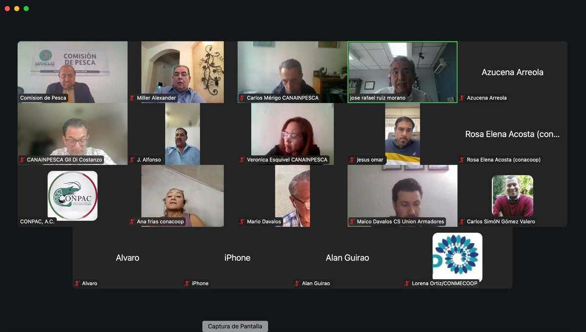 Hoy en reunión con la Diputada <a href="/Azucena_Arreola/">Azucena Arreola </a> Presidenta de la Comisión de Pesca, las organizaciones representativas del sector acordamos seguir revisando las iniciativas de reforma a la LGPAS, entre otras, para que sean en beneficio de la pesca y acuacultura <a href="/AlejandroFNava/">Alejandro Flores Nava</a>