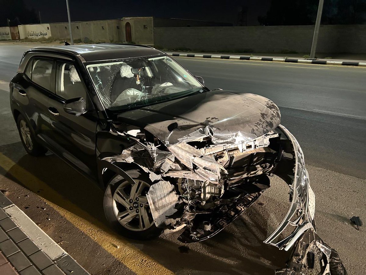 قدر الله وماشاء فعل 
سويت حادث وانا بخير والحمد لله