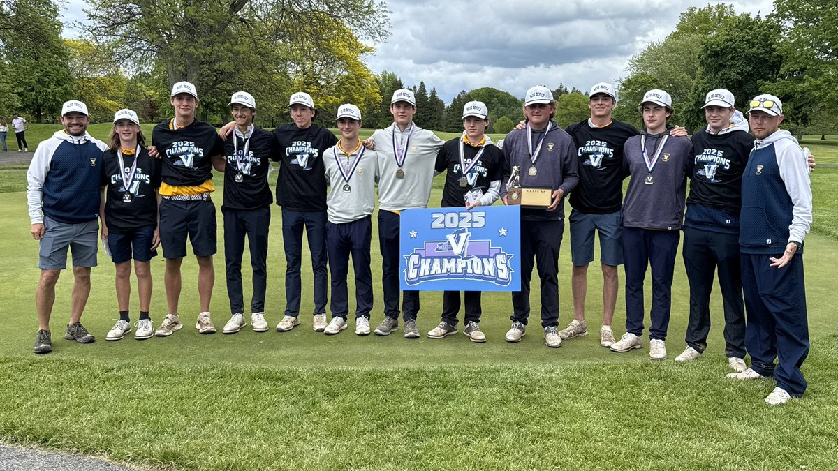 Victor Blue Devils Ψ╰(•̀ᴗ•́ )╯ (@victorbldevils) on Twitter photo FINAL <a href="/SectionVBGolf/">Section V Boys Golf</a> Class AA
🅥🅘🅒🅣🅞🅡Ⓨ #BlockParty🧱
🚨🚒🚙🚗🚑🚨
Victor - 391
McQuaid - 392
Welcome Home Champs!!! 🤜💥🤛
5th Sectional Title; 17,21,22,24,25
Congratulations on capping off a great career Seniors — Thank You Coach <a href="/TrevorSousa/">Trevor Sousa</a> & staff!!! FINAL <a href="/SectionVBGolf/">Section V Boys Golf</a> Class AA
🅥🅘🅒🅣🅞🅡Ⓨ #BlockParty🧱
🚨🚒🚙🚗🚑🚨
Victor - 391
McQuaid - 392
Welcome Home Champs!!! 🤜💥🤛
5th Sectional Title; 17,21,22,24,25
Congratulations on capping off a great career Seniors — Thank You Coach <a href="/TrevorSousa/">Trevor Sousa</a> & staff!!!