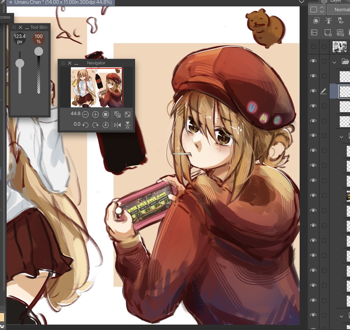 Just a little quick rendering of umaru Chan before I go to work 🙁

#artmoots #fanart