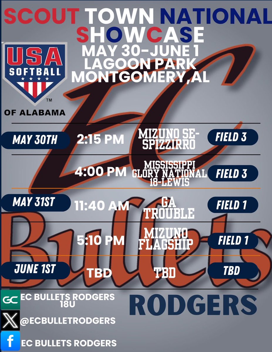 Alexandria Steed (Lizzy) (@lizzysteed08) on Twitter photo I'm super excited to take the field with <a href="/ECBulletRodgers/">EC Bullets - Rodgers</a> this weekend in Montgomery at ScoutTown! Come check us out!!! <a href="/BevillSt/">bevill st bball</a> <a href="/coachangelbrown/">Angel Brown</a> <a href="/defo25/">Stephanie DeFeo</a> I'm super excited to take the field with <a href="/ECBulletRodgers/">EC Bullets - Rodgers</a> this weekend in Montgomery at ScoutTown! Come check us out!!! <a href="/BevillSt/">bevill st bball</a> <a href="/coachangelbrown/">Angel Brown</a> <a href="/defo25/">Stephanie DeFeo</a>