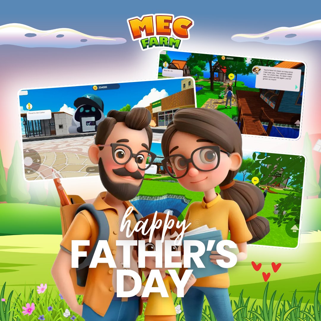 MECFarm's tweet photo. 👨‍🌾 Happy Father’s Day from MEC Farm!

To all the hardworking dads growing dreams—on the farm and in real life. 💪🌾💰
.
.
.
#MECFarm #HappyFathersDay #CryptoIslandDad https://t.co/6t5FLsDh99